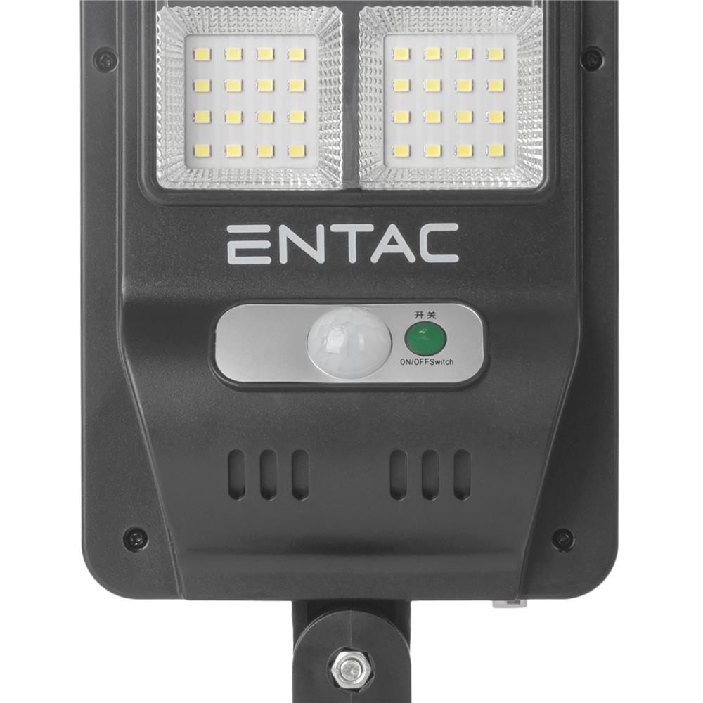 Entac Ηλιακό Φωτιστικό Τοίχου Πλαστικό 5W SMD με Αισθητήρα PIR