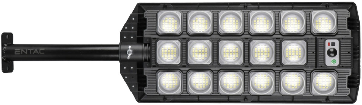 Entac LED Ηλιακό Φωτιστικό Δρόμου με Τηλεχειριστήριο 1500lm