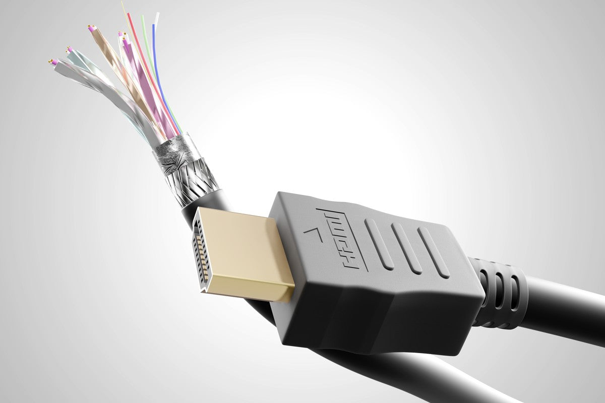 Goobay Καλώδιο HDMI Ethernet Υψηλής Ταχύτητας 4K/60Hz 18Gbit/s Μαύρο 1,5m 80102