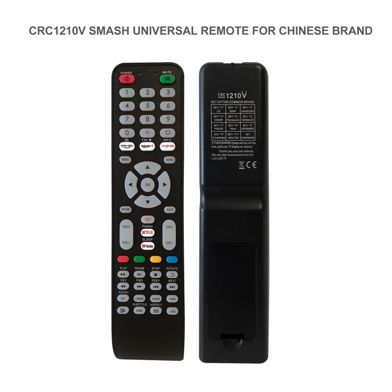 Universal All Brand Remote Control CRC 1210V