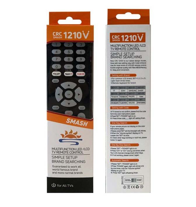 Universal All Brand Remote Control CRC 1210V