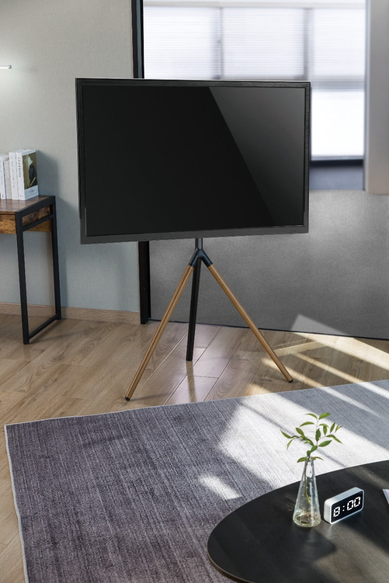 ATC-3044F Βάση Τηλεόρασης Τρίποδο Δαπέδου τύπου Easel Ξύλινο 45" - 65"
