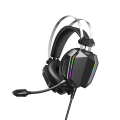 XO Ακουστικά Gaming GE-07 Στατικό RGB με μικρόφωνο USB+Dual 3,5mm
