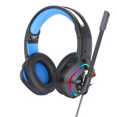 XO GE-08 Ακουστικά Gaming με Στατικό RGB και Μικρόφωνο USB+Dual 3.5mm