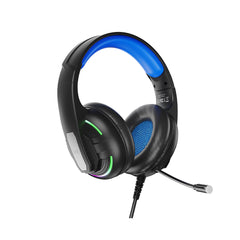 XO GE-09 Ακουστικά Gaming με Στατικό RGB και Μικρόφωνο USB+3.5 (με καλώδιο προσαρμογέα)