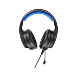 XO GE-09 Ακουστικά Gaming με Στατικό RGB και Μικρόφωνο USB+3.5 (με καλώδιο προσαρμογέα)