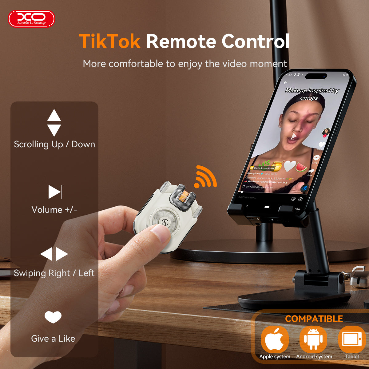 XO G39 Ασύρματα Earbuds & Τηλεχειριστήριο TWS