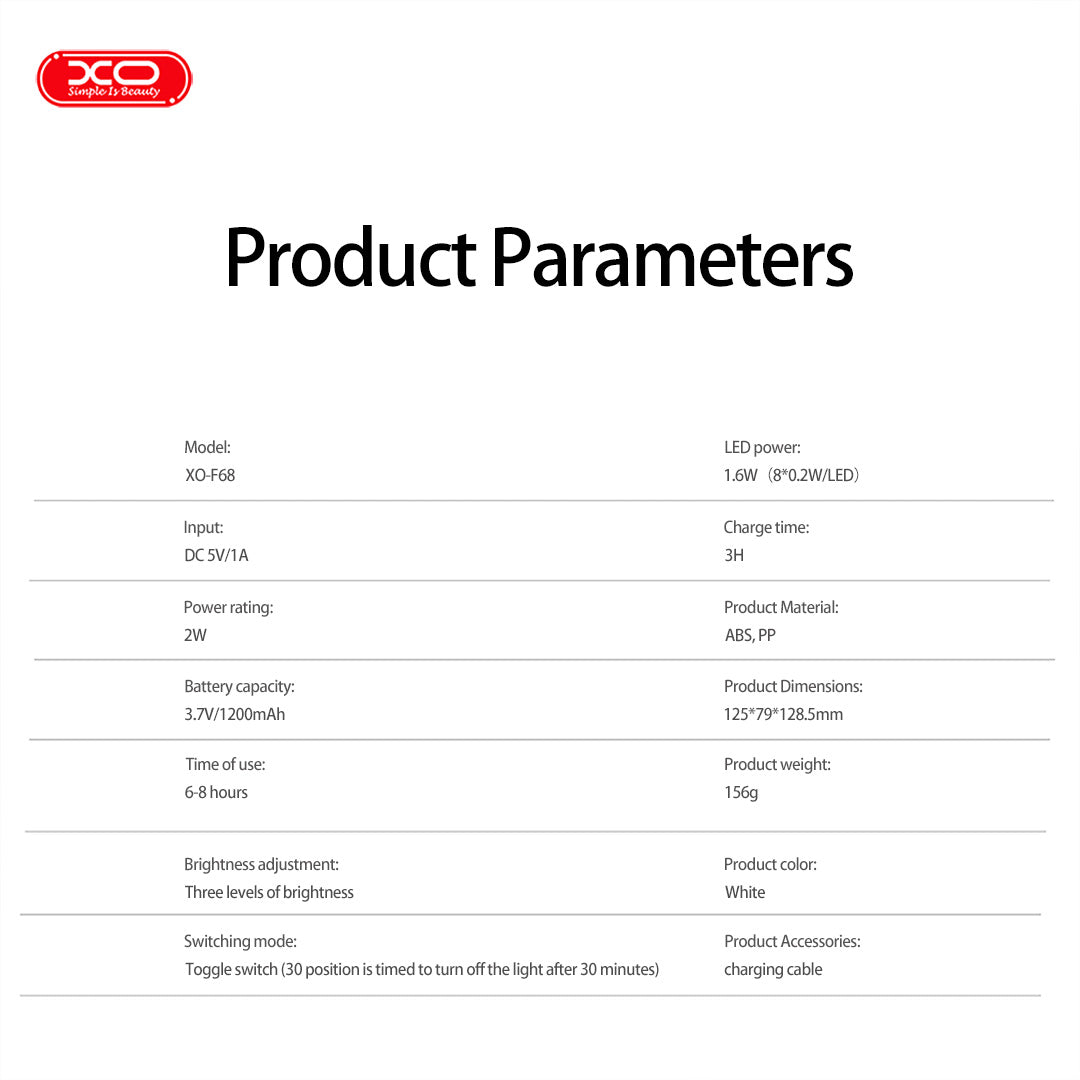 XO OZ15 Φωτάκι Νυκτός Φάντασμα Πάπια 1200mAh