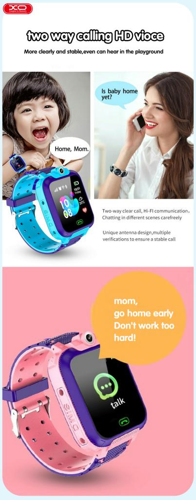 XO H100 Παιδικό Smartwatch 2G Μπλε