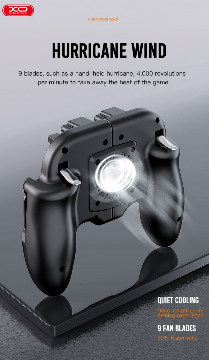 XO H6A Ασύρματο Gamepad με ψύκτρα (χωρίς μπαταρία)