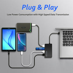 4 in 1 USB C Docking Station USB 3.1 Type C to 4Port USB 3.0