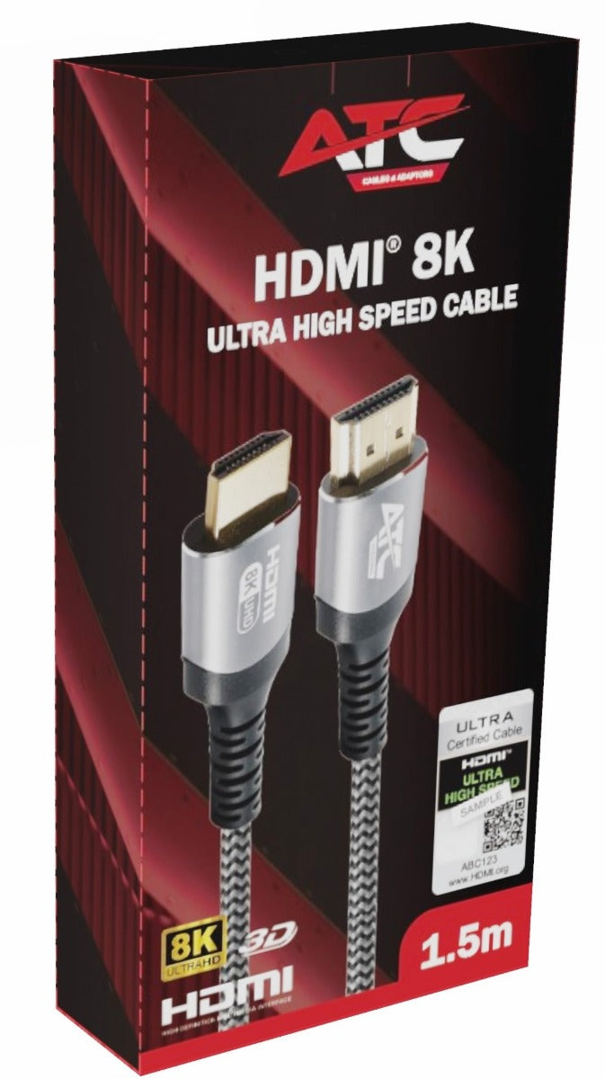 ATC Καλώδιο HDMI 2.1V 8K Premium 60Hz 1,5m
