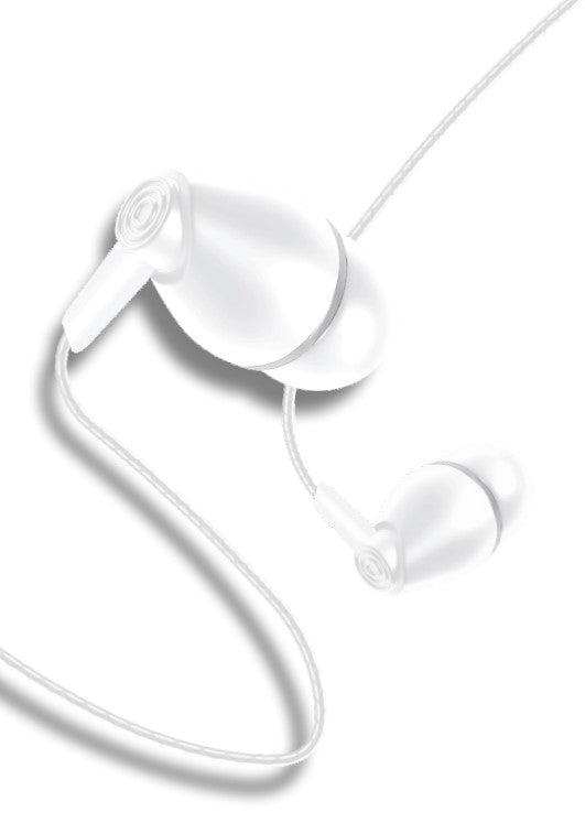 ATC-HFr1 Ενσύρματα Ακουστικά Handsfree 3.5mm Λευκό