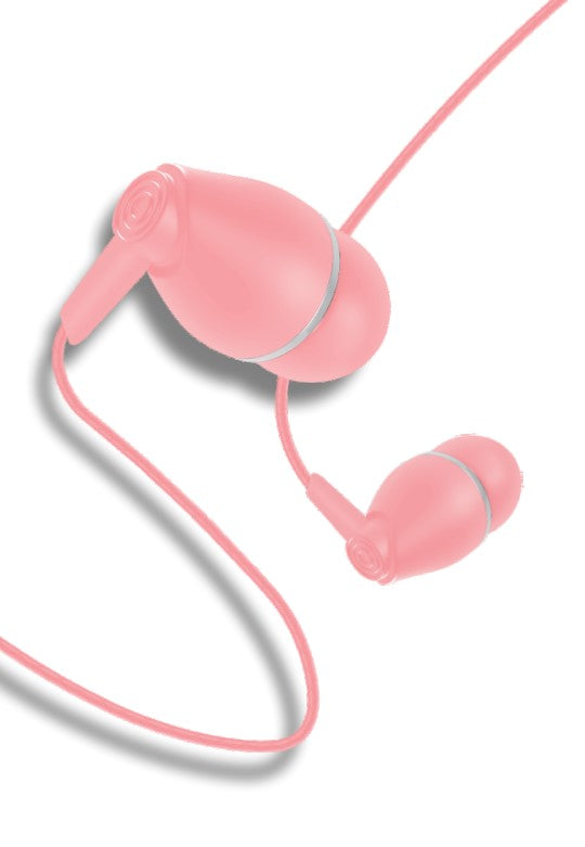 ATC-HFr1 Ενσύρματα Ακουστικά Handsfree 3,5mm Ροζ