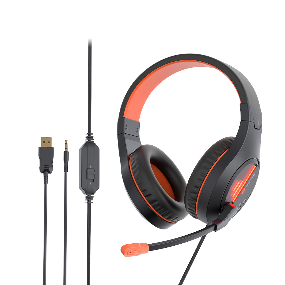 Meetion Gaming Headset MT-HP021 Black &amp; Orange