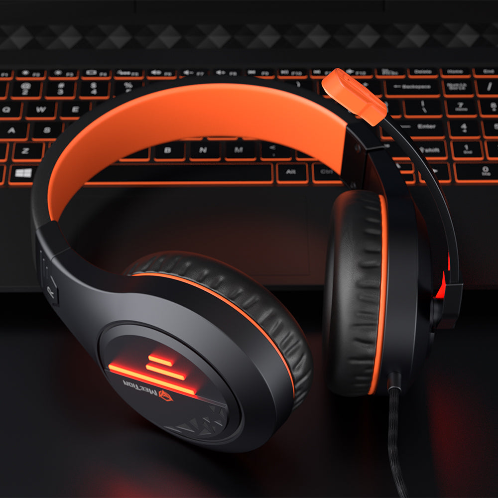 Meetion Gaming Headset MT-HP021 Black &amp; Orange