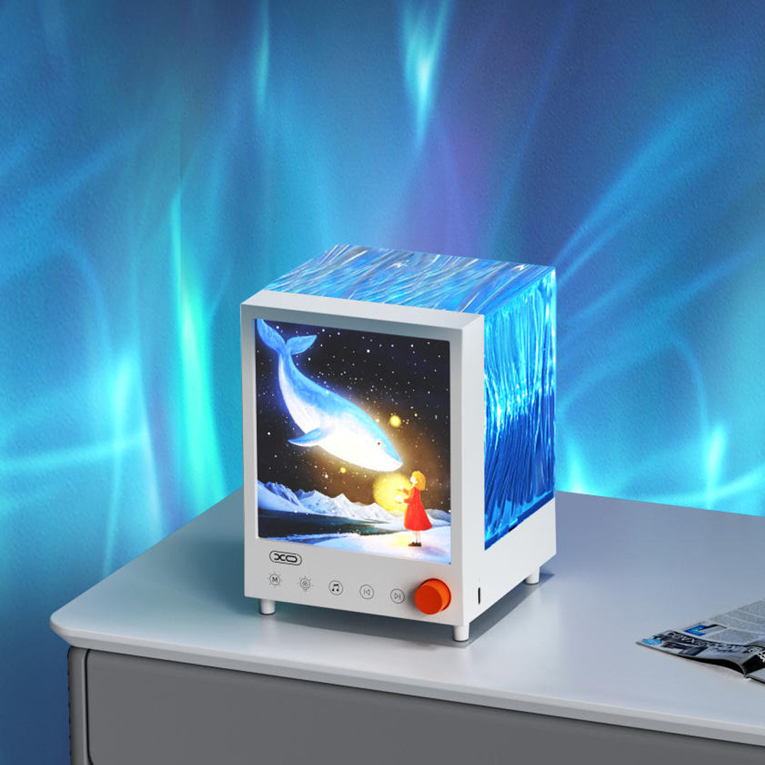 XO OZ14 Φωτιστικό Προβολέας Aurora & Ηχείο 1200mAh