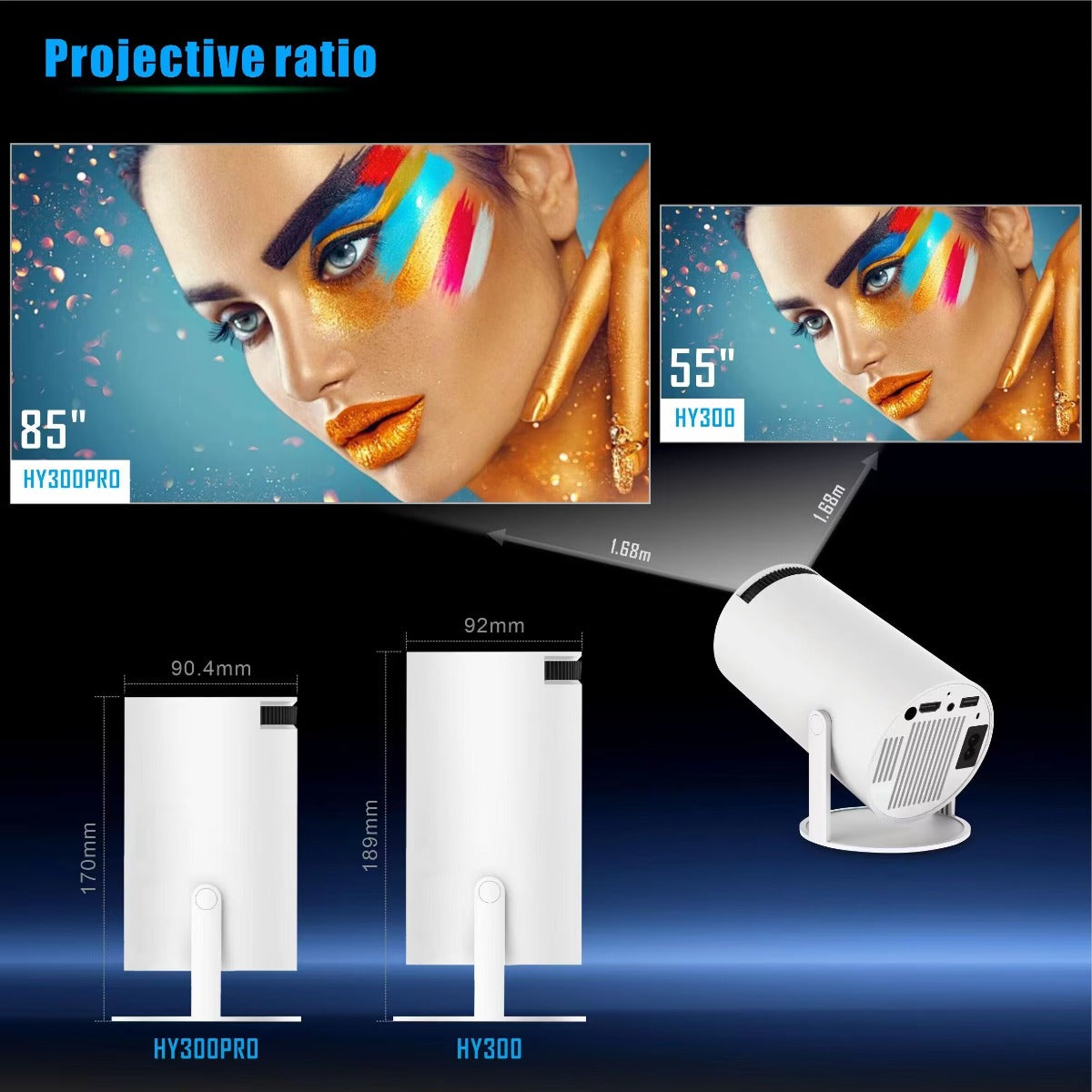 ATC H1 PRO Smart Android Προτζέκτορας