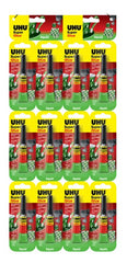 UHU Superglue Υγρή Κόλλα Jumbo 3g B12 (12τμχ)