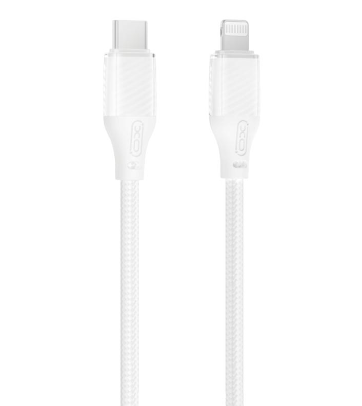 XO NB-Q291A Καλώδιο Lightning σε Type-C 27W Λευκό