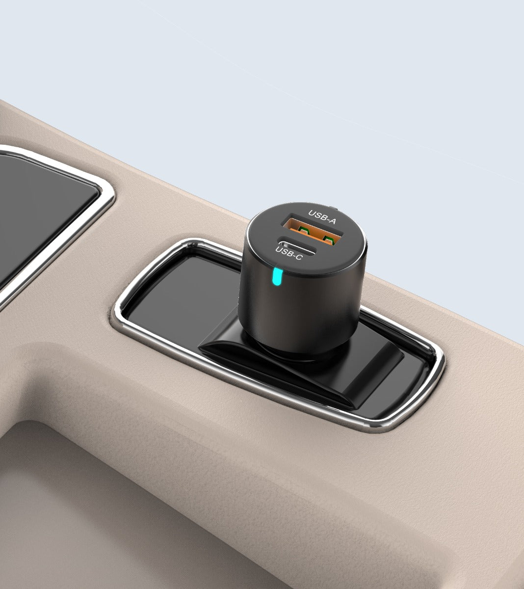 ATC-CA04 Φορτιστής Αυτοκινήτου USB-A & Type-C 100W