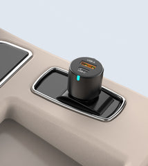 ATC-CA04 Φορτιστής Αυτοκινήτου USB-A & Type-C 100W