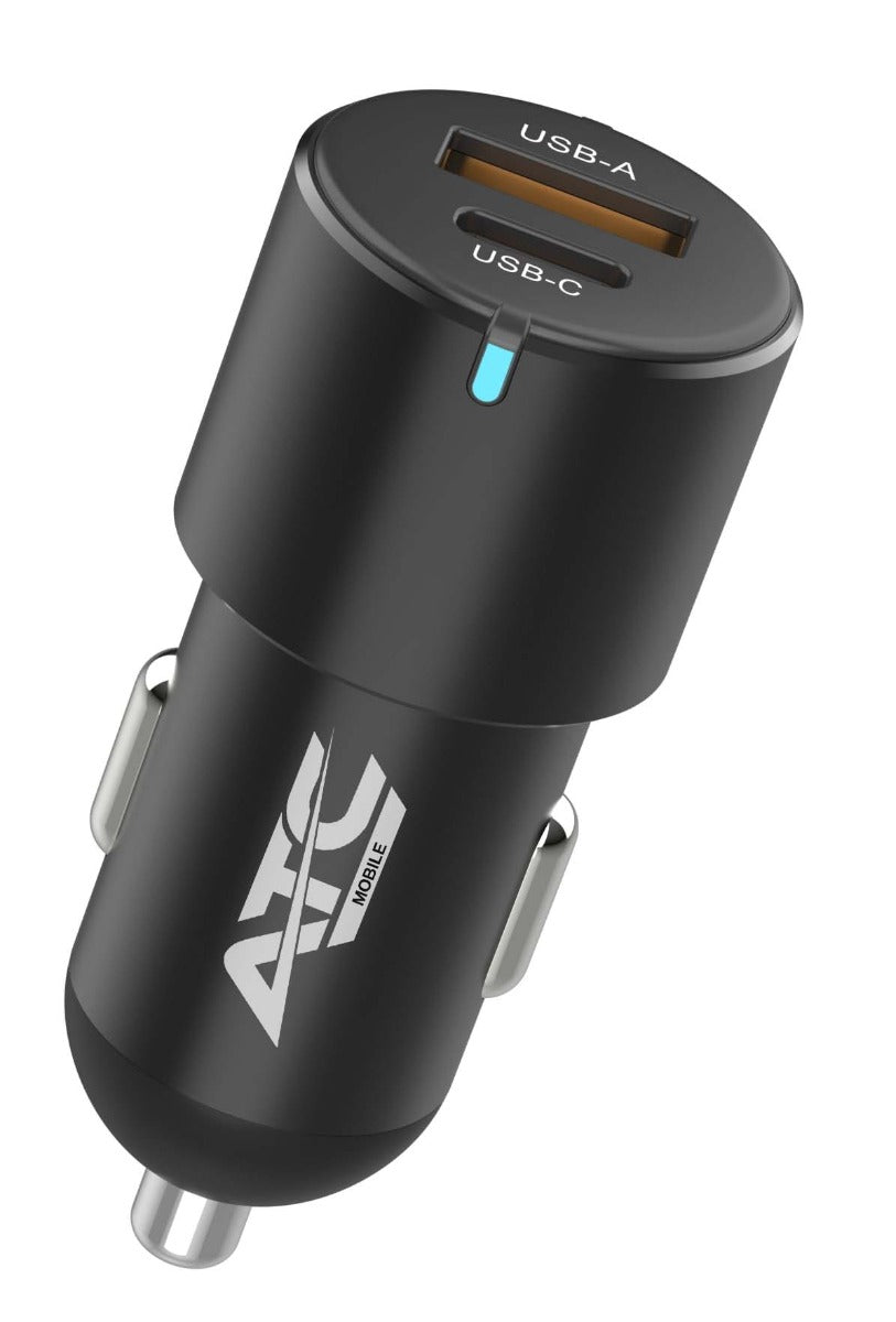 ATC-CA04 Φορτιστής Αυτοκινήτου USB-A & Type-C 100W
