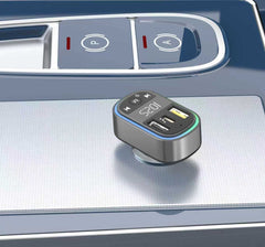 ATC-CA07 Μεταδότης FM Αυτοκινήτου με 2 Θύρες USB-A & Type-C και Υποδοχή SD 35W