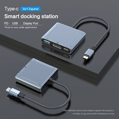 Αντάπτορας Type-C σε 8K DP USB3.0 PD