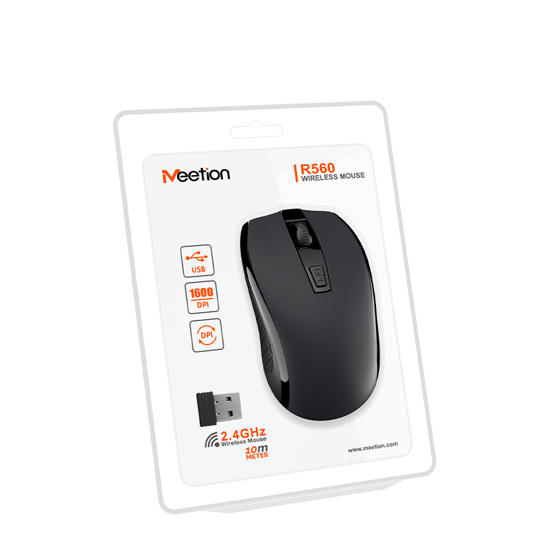 Meetion MT-R560 2.4G Wireless Mouse / Iron Gray