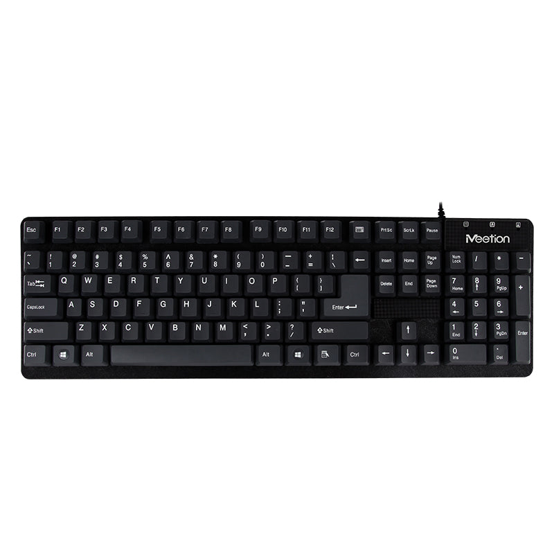 Meetion MT-K202 USB Ενσύρματο Πληκτρολόγιο