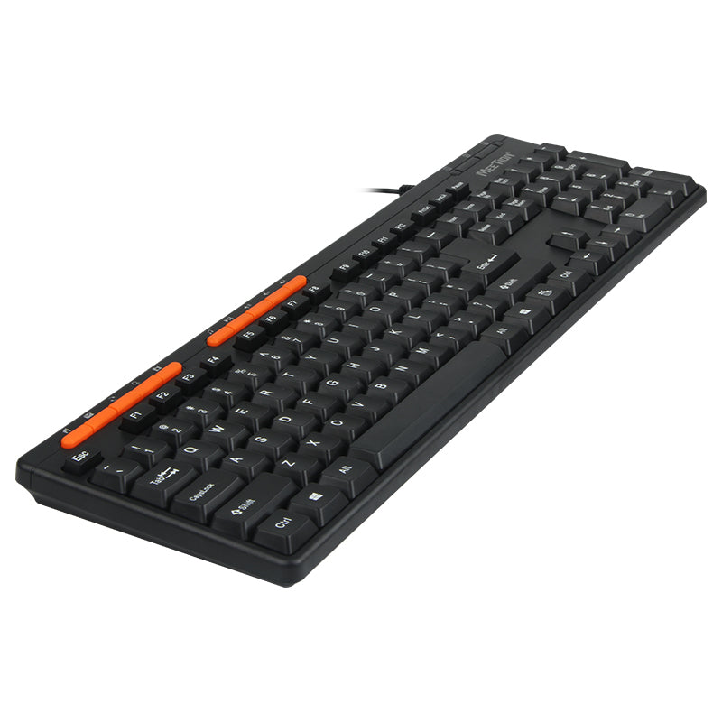 Meetion MT-K600M USB Ενσύρματο Mutilmedia Πληκτρολόγιο