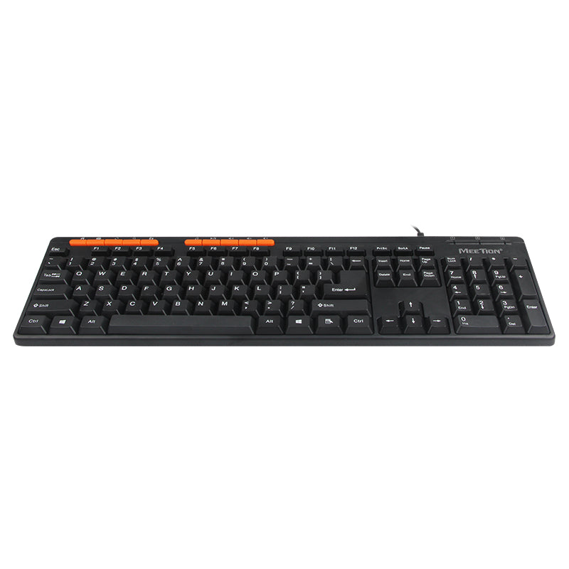 Meetion MT-K600M USB Ενσύρματο Mutilmedia Πληκτρολόγιο