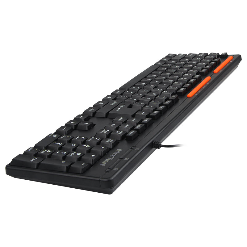 Meetion MT-K600M USB Ενσύρματο Mutilmedia Πληκτρολόγιο