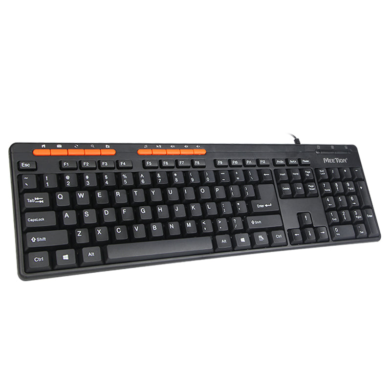 Meetion MT-K600M USB Ενσύρματο Mutilmedia Πληκτρολόγιο