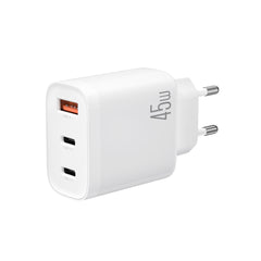XO L117 (EU) PD/QC (2USB-C+1USB-A) Φορτιστής Γρήγορης Φόρτισης