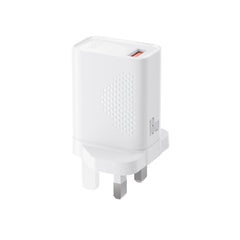 XO L159 Φορτιστής Ταχείας Φόρτισης (UK) QC 18W 1x USB-A