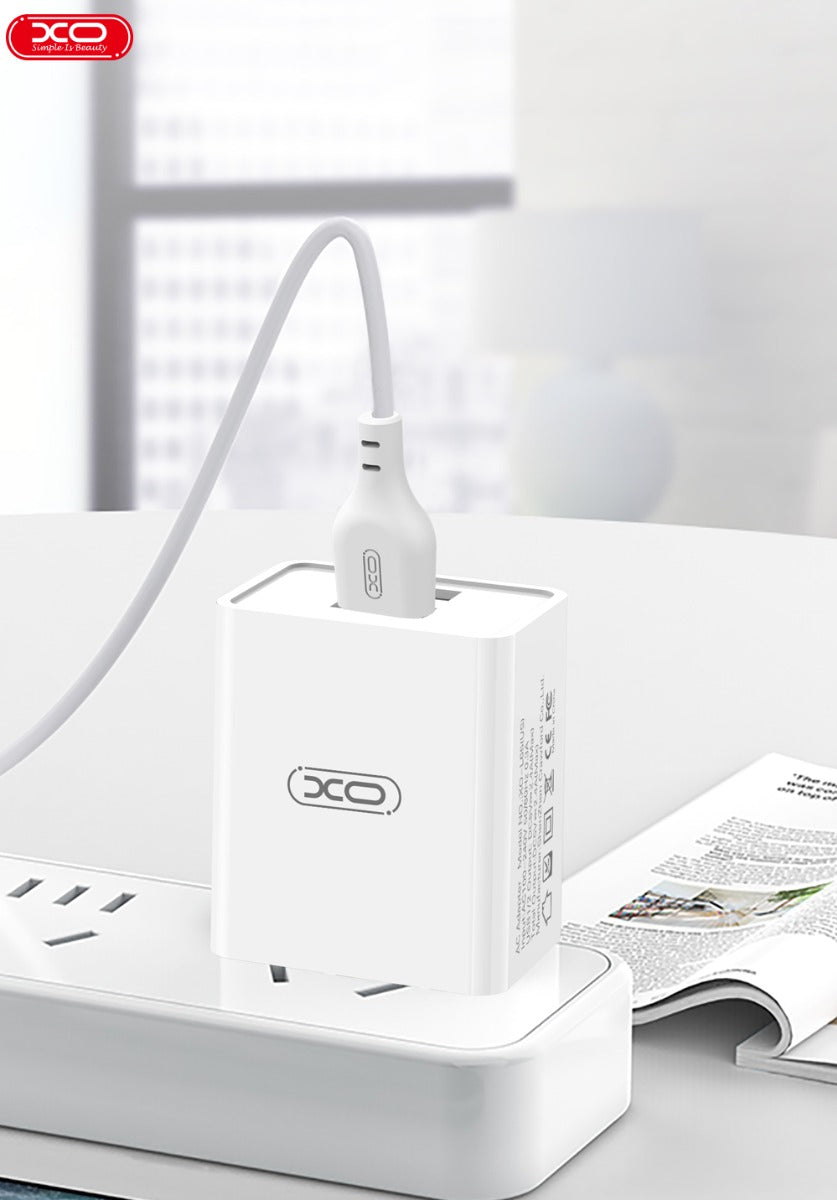 XO L65EU 2.4A Φορτιστής με Διπλή Θύρα USB για Lightning