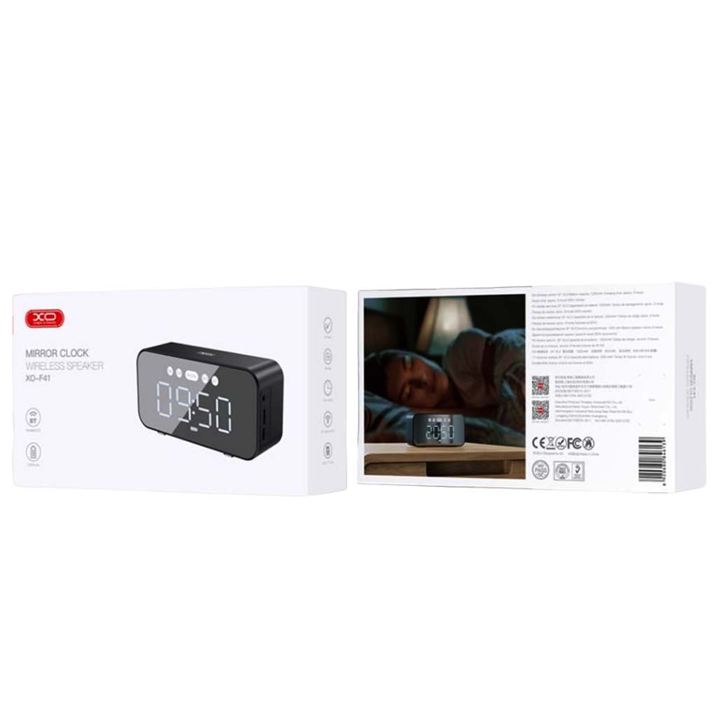 XO F41 Καθρεύτης Ρολόι Bluetooth Ηχείο Speaker