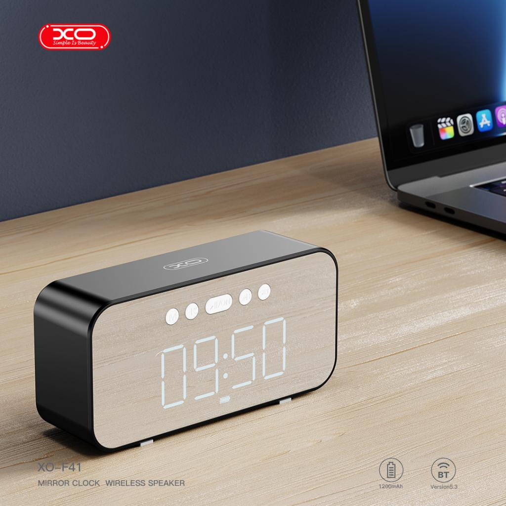 XO F41 Καθρεύτης Ρολόι Bluetooth Ηχείο Speaker