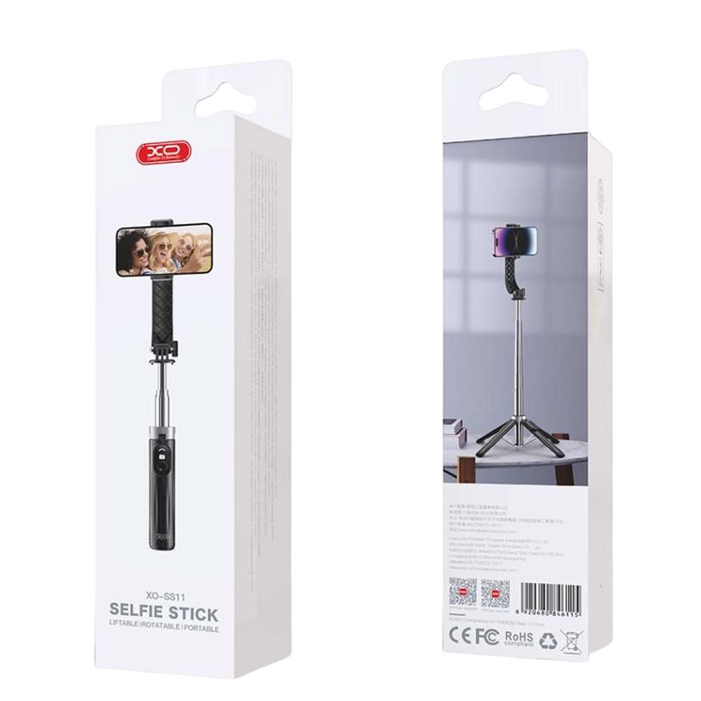 XO SS11 Bluetooth Selfie Stick με 4 Πόδια Ενισχυμένο 1m