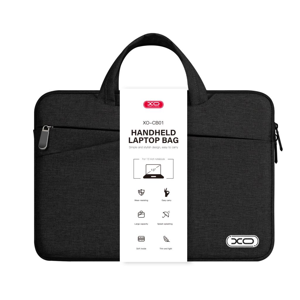 XO CB01 Τσάντα Laptop (13 ιντσών) Μαύρο