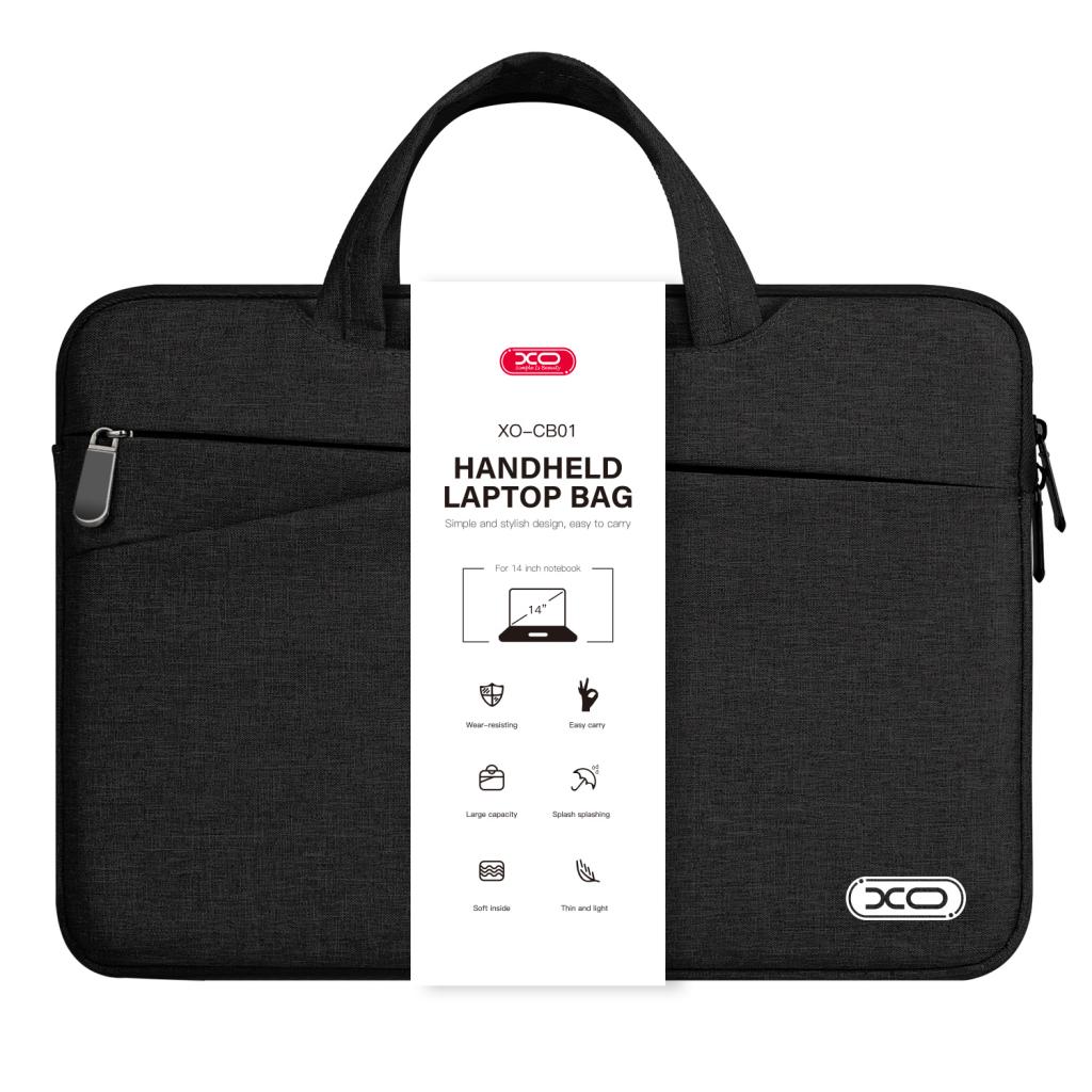 XO CB01 Τσάντα Laptop (14 ιντσών) Μαύρο