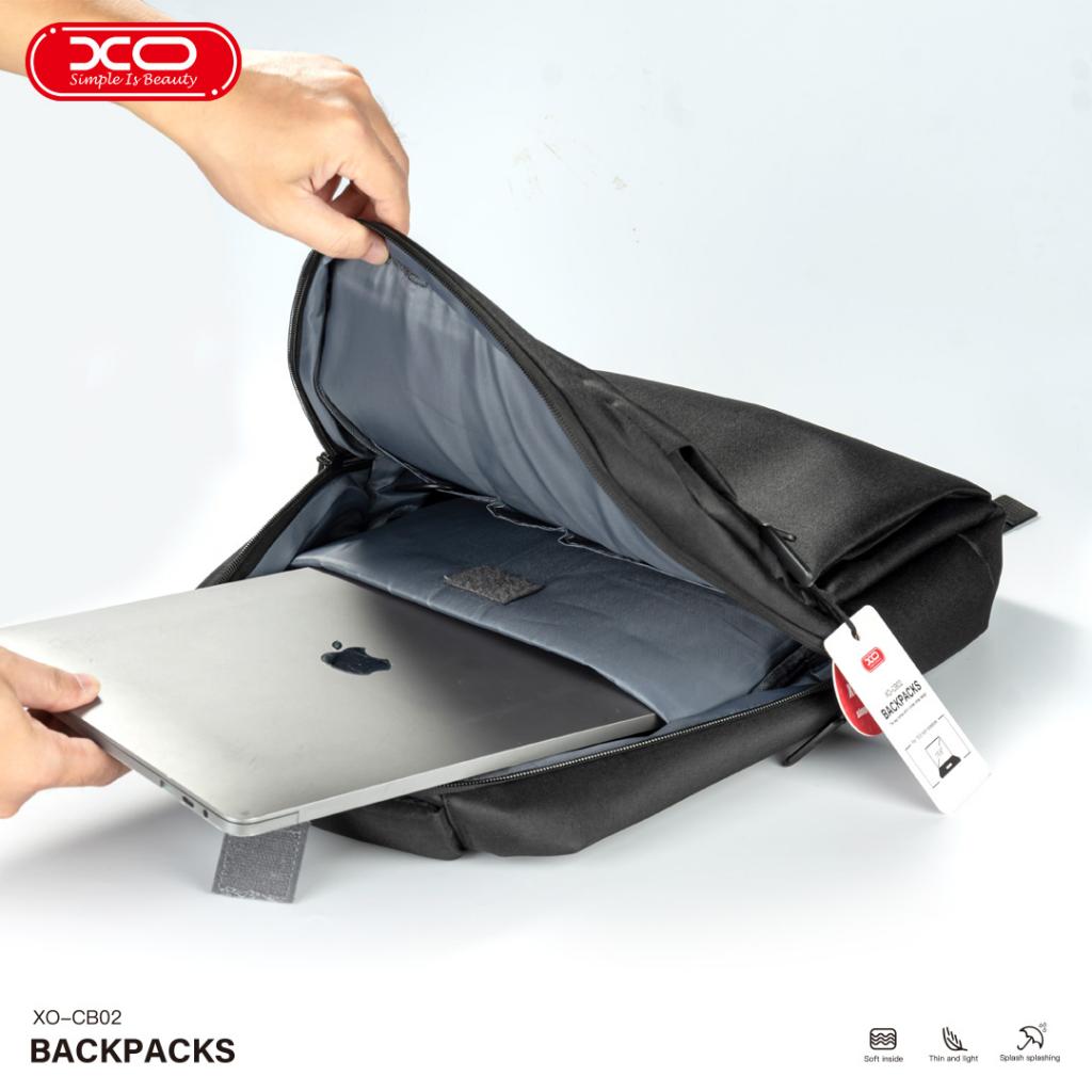 XO CB02 Τσάντα Πλάτης για Laptop 15.6 ιντσών