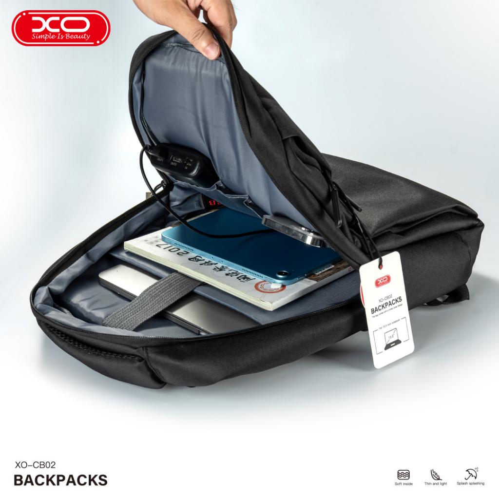 XO CB02 Τσάντα Πλάτης για Laptop 15.6 ιντσών