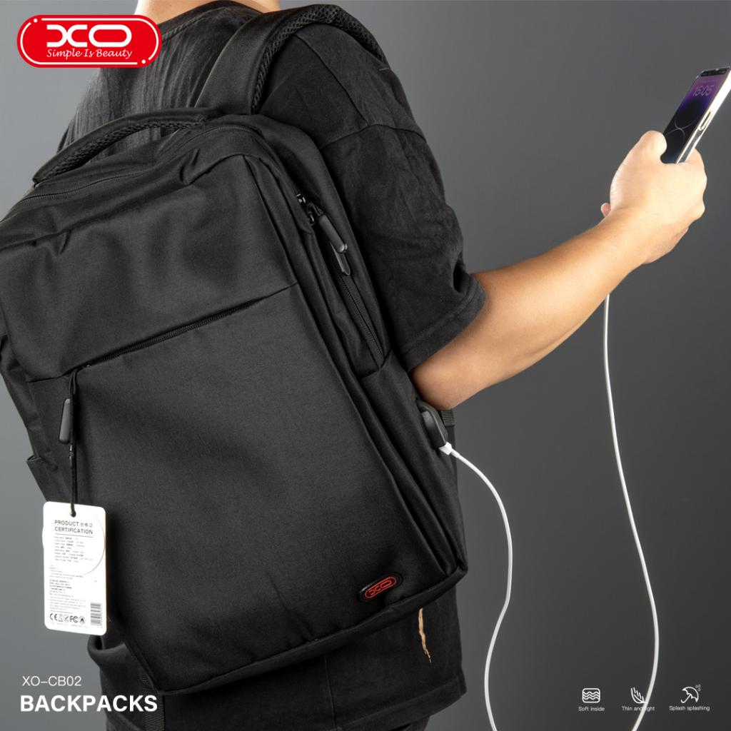 XO CB02 Τσάντα Πλάτης για Laptop 15.6 ιντσών