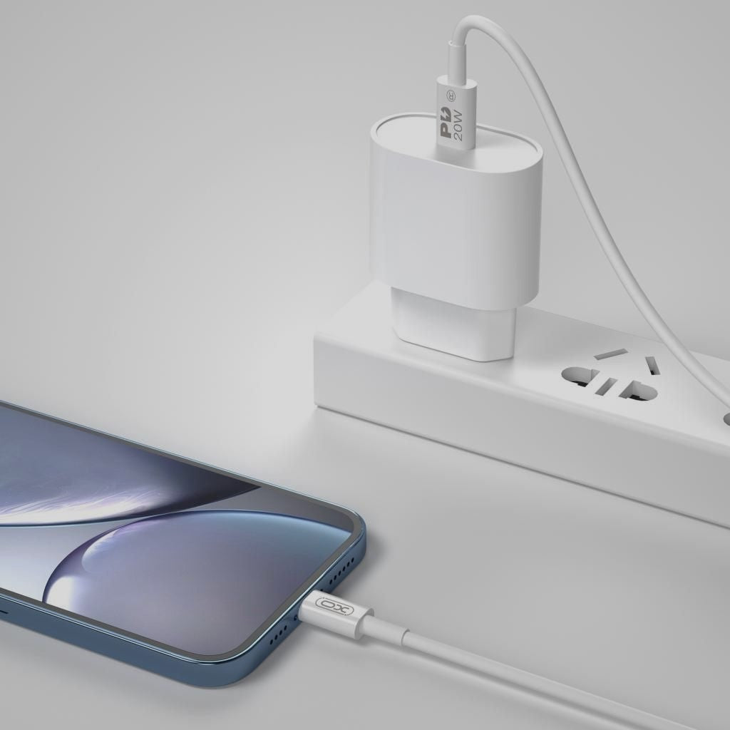 XO NB-Q189B PD 20W Καλώδιο Φόρτισης Type-C σε Lightning 2m