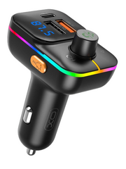 XO BCC09 Bluetooth MP3 Car Charger with TF card slot + PD 25W