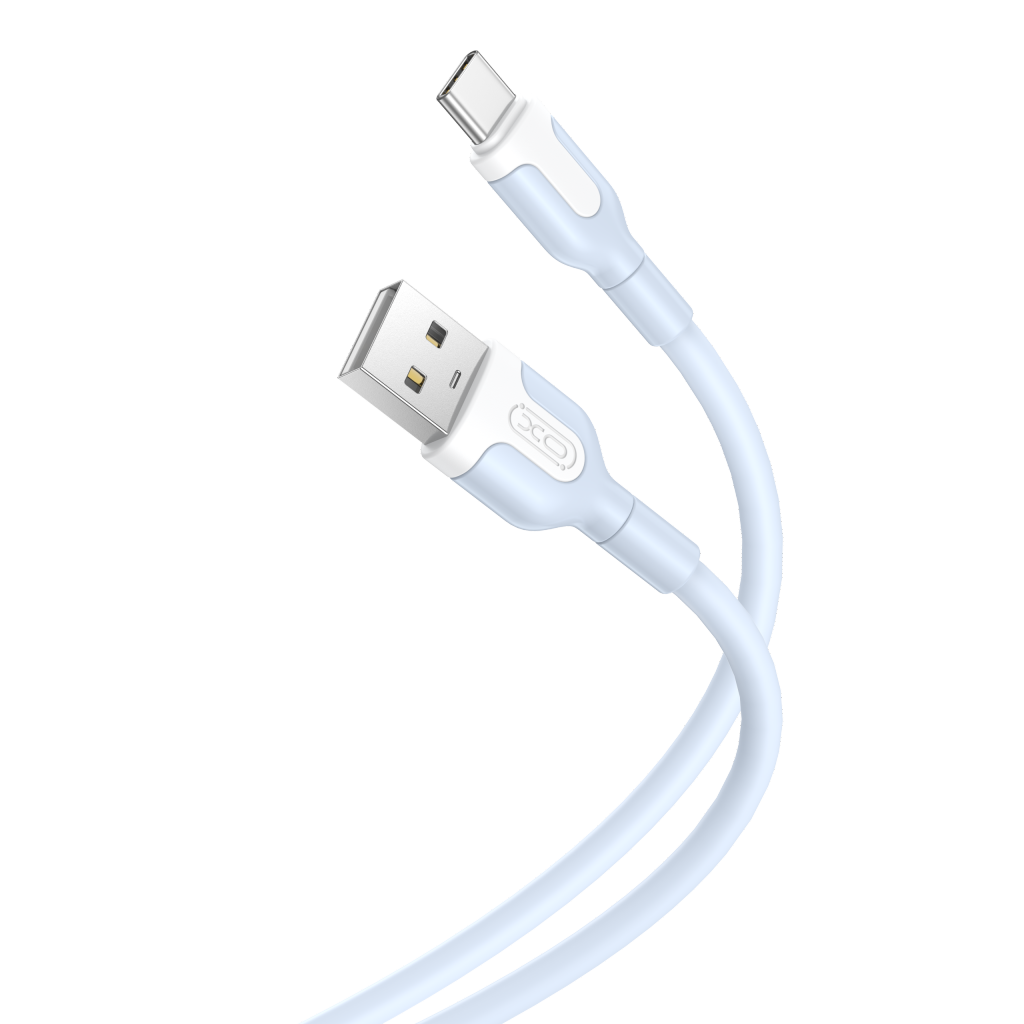 XO NB212 2.1A USB Καλώδιο για Type-C Μπλέ