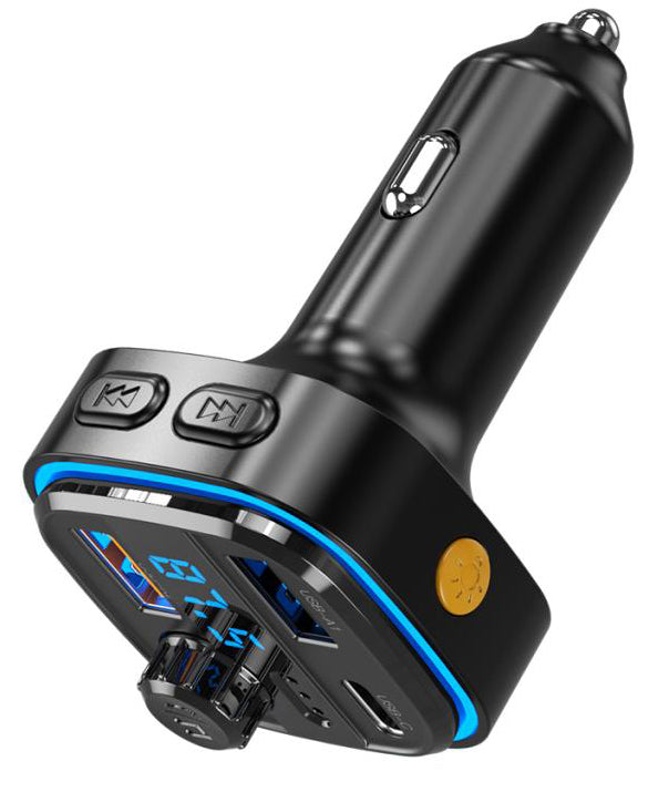 XO BCC08 Φορτιστής Αυτοκινήτου Bluetooth MP3 +5V3.1A με Φώς